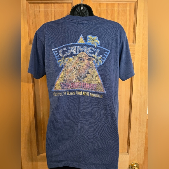 Vintage Tops - Vintage Camel Distressed Tee Festival Concert